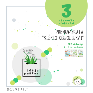 kiškio obuoliukai prenumerata 3 numeriai
