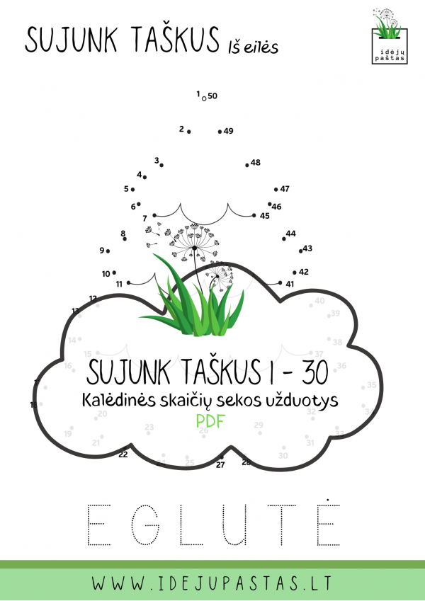 SUJUNK TAŠKUS_Kalėdinė užduotis_Idėjų Paštas