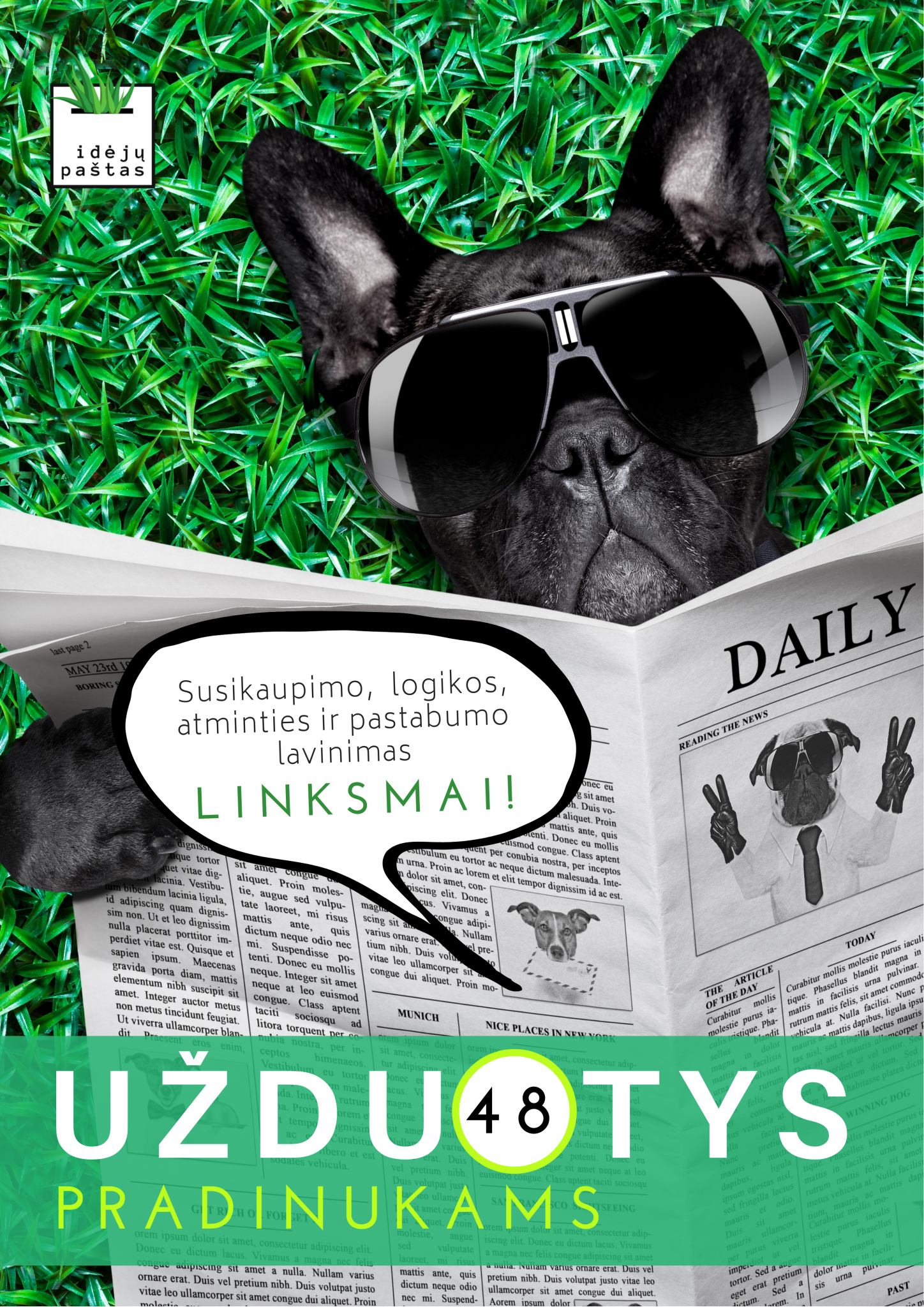 LINKSMOS IR ĮDOMIOS UŽDUOTYS PRADINUKAMS (PDF, 48 psl.) - Idėjų paštas