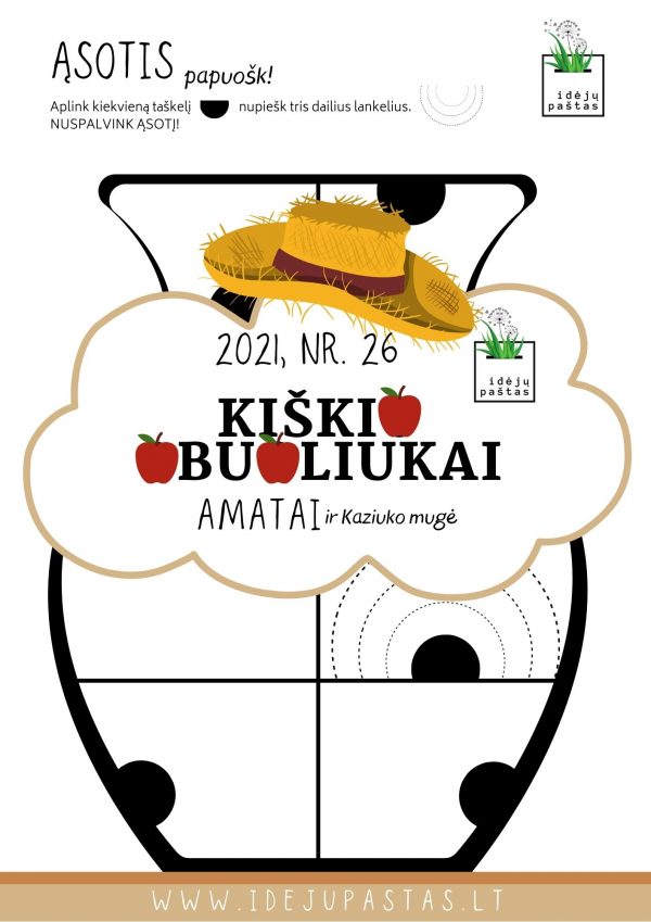 ĄSOTIS ŠABLONAS DEKORAVIMUI