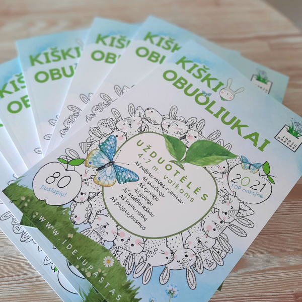 UŽDUOTYS VAIKAMS KNYGELĖ DOVANA