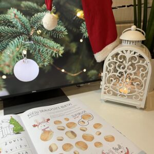 kalėdinės užduotėlės knygelė dovana kalėdoms vaikams