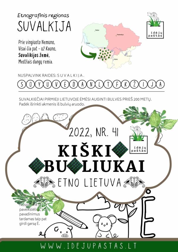 suvalkija pdf užduotys vaikams