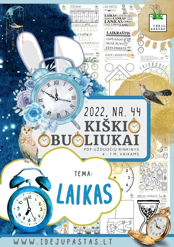 1 laikas pdf užduotys laikrodis