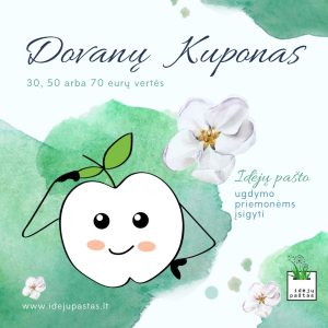 dovanų kuponas dovana mokytojai
