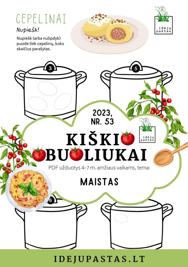 PDF UŽDUOTIS skaitmenys ir objektai