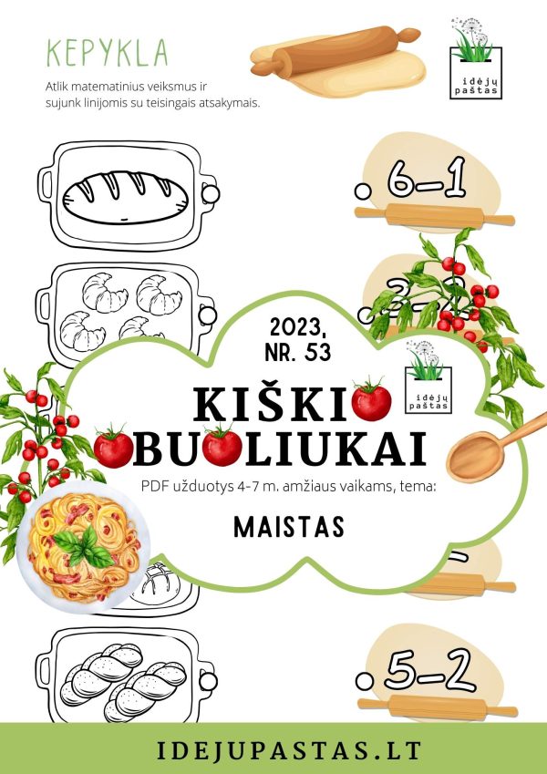 pdf užduotys atimtis