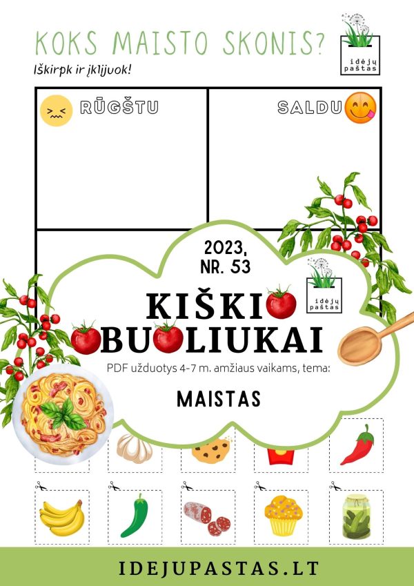 pdf užduotys vaikams skonio receptoriai tyrimas anketa vaikams