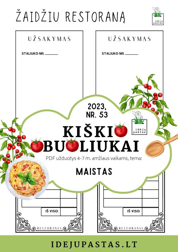 pdf šablonai trafaretai sąskaita užsakymo lapelis