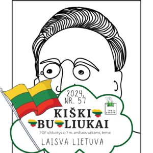 laisva Lietuva vasario 16 užduotys pdf nepriklausomybės aktas Jonas basanavičius portretas spalvinimui