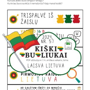 žaidimas galvosūkiai užduotys iššūkiai aktyvūs Lietuva užduotys vasario 16 kovo 11 užduotys