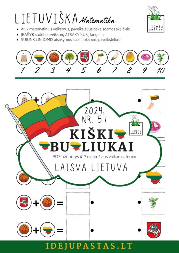 Matematikos galvosūkiai Lietuva užduotys vasario 16 kovo 11 užduotys sudėtis