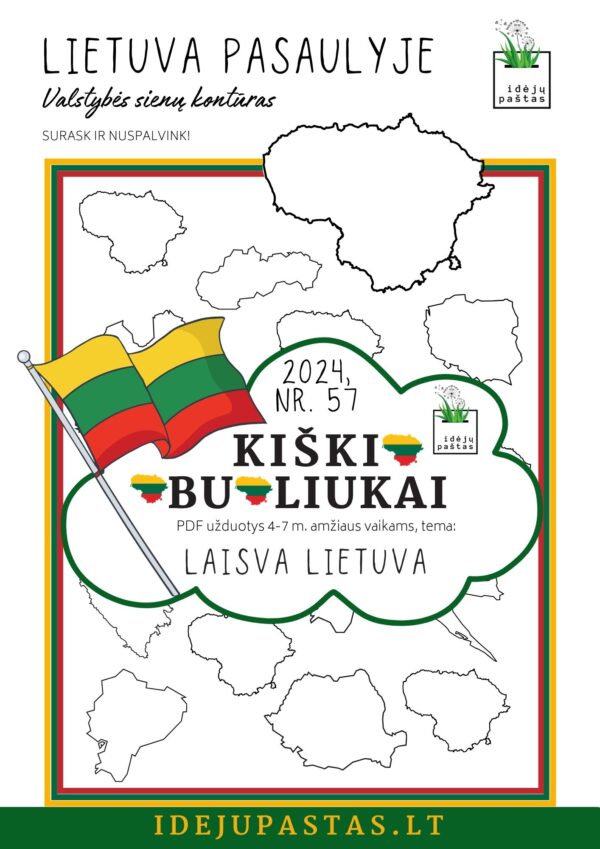 laisva Lietuva vasario 16 kovo 11 užduotys pdf žemėlapis