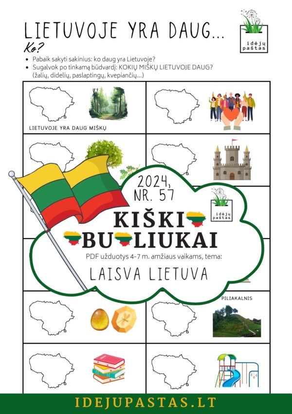 Lietuvių kalbos vartojimas laisva Lietuva vasario 16 kovo 11 užduotys pdf linksniai būdvardžiai