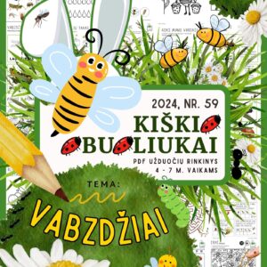 užduotys apie vabzdžius vabalus vaikams pdf spausdinti