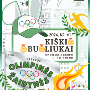 VASAROS OLIMPINĖS ŽAIDYNĖS pdf užduotys vaikams