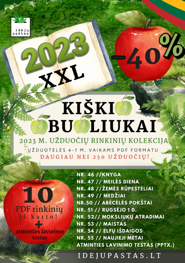 xxl 2023 kiškio obuoliukai