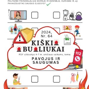 Kiškio obuoliukai pavojinga ar saugu? užduotys vaikams pdf