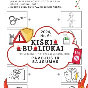 Kiškio obuoliukai pavojinga ar saugu? užduotys vaikams pdf rūpinuosi savimi