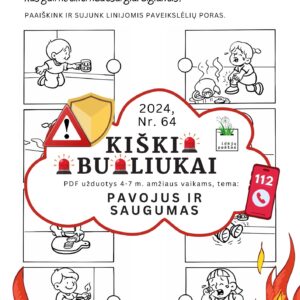 Kiškio obuoliukai pavojinga ar saugu? užduotys vaikams pdf pavojingos situacijos namuose