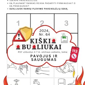 Kiškio obuoliukai pavojinga ar saugu? užduotys vaikams pdf rankų plovimas