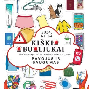 Kiškio obuoliukai pavojinga ar saugu? užduotys vaikams pdf išgyvenimo reikmenys kuprinė