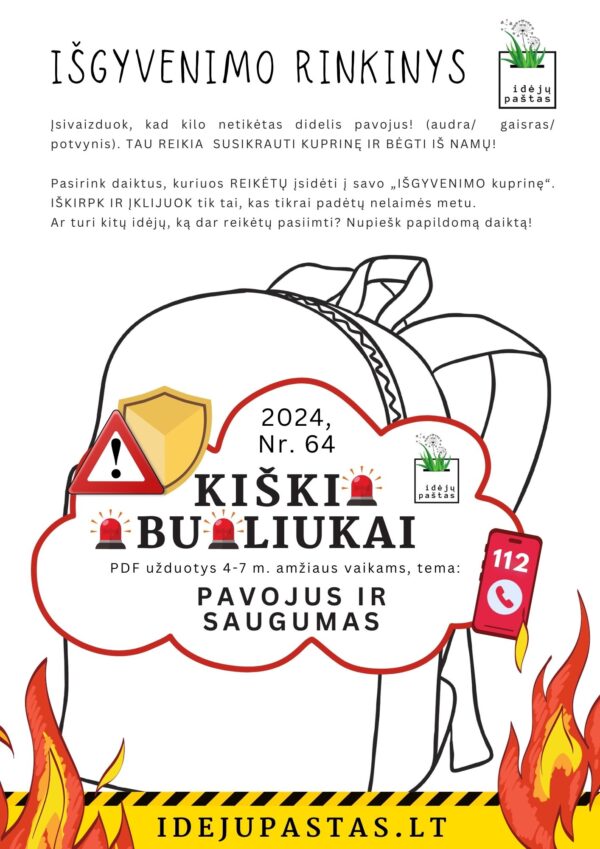 Kiškio obuoliukai pavojinga ar saugu? užduotys vaikams pdf išgyvenimo reikmenys kuprinė kūrybinis darbelis kirpti klijuoti Kiškio obuoliukai pavojinga ar saugu? užduotys vaikams pdf išgyvenimo reikmenys kuprinė kūrybinis darbelis kirpti klijuoti