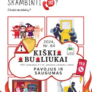 Kiškio obuoliukai pavojinga ar saugu? užduotys vaikams pdf spausdinti kada skambinti 112