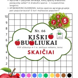 UŽDUOTYS APIE SKAIČIUS VAIKAMS PDF šablonai statistika