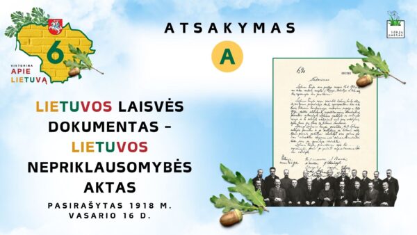 Lietuva Lietuvos simboliai ir istorija iliustruotas pristatymas vaikams pateiktys skaidrės pamoka apie Lietuvą nepriklausomybės aktas