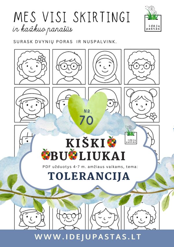 užduotys apie toleranciją tolerancijos diena. KIŠKIO OBUOLIUKAI pasaulio vaikai 2
