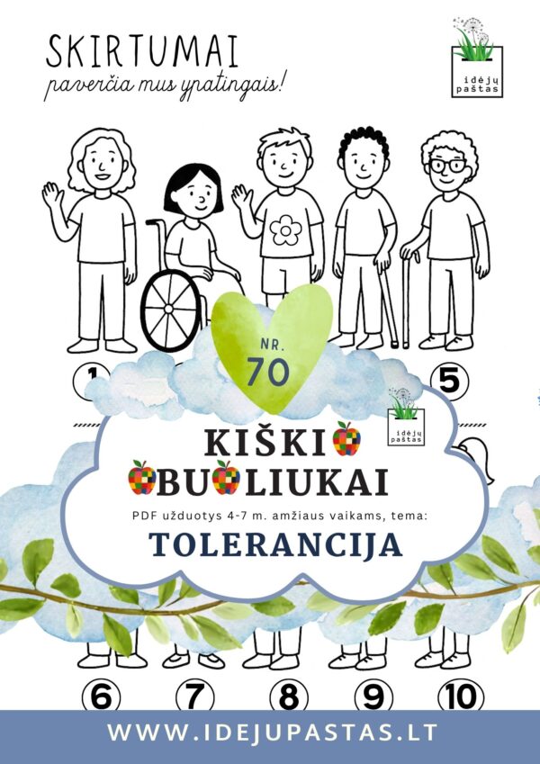 užduotys apie toleranciją tolerancijos diena. KIŠKIO OBUOLIUKAI skirtingi žmonės