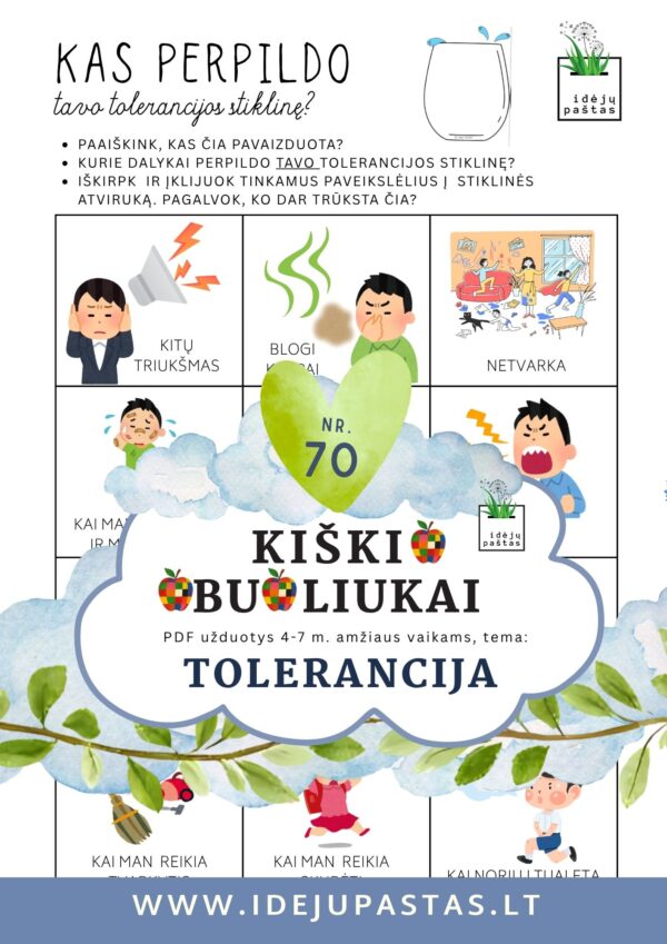 užduotys apie toleranciją tolerancijos diena. KIŠKIO OBUOLIUKAI TOLERANCIJOS STIKLINĖ PERPILDYTA KODĖL