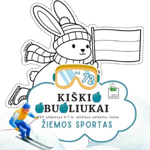 užduotys žiemos sportas vaikams olimpinės žaidynės Lietuva darbelis šablonas vėliava spausdinti printable