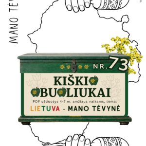 Kiškio obuoliukai Nr. 73 - LIETUVA - MANO TĖVYNĖ! UŽDUOTYS VAIKAMS APIE Lietuvą žemėlapis