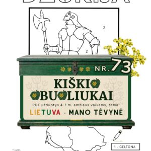 Kiškio obuoliukai Nr. 73 - LIETUVA - MANO TĖVYNĖ! UŽDUOTYS VAIKAMS APIE Lietuvą etnografiniai regionai suvalkija