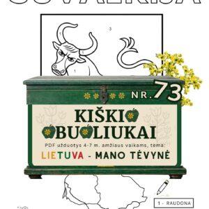 Kiškio obuoliukai Nr. 73 - LIETUVA - MANO TĖVYNĖ! UŽDUOTYS VAIKAMS APIE Lietuvą etnografiniai regionai dzūkija