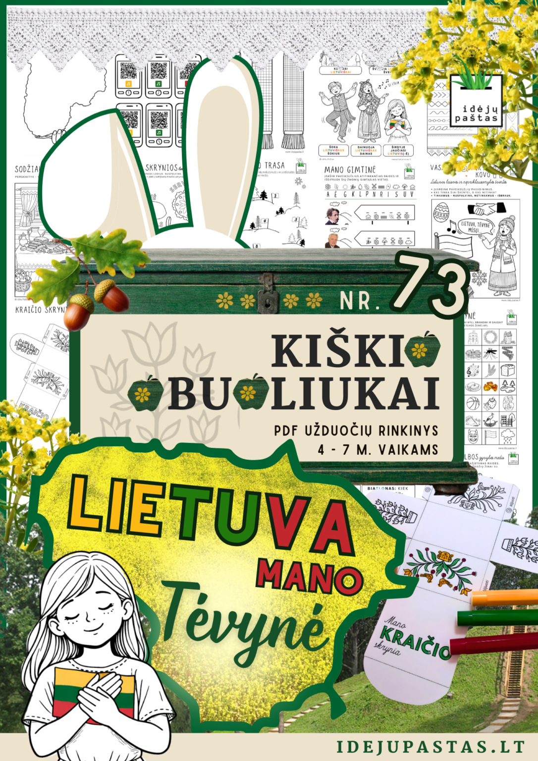 KIŠKIO OBUOLIUKAI NR. 73 // MANO TĖVYNĖ - LIETUVA! (PDF užduotys ...